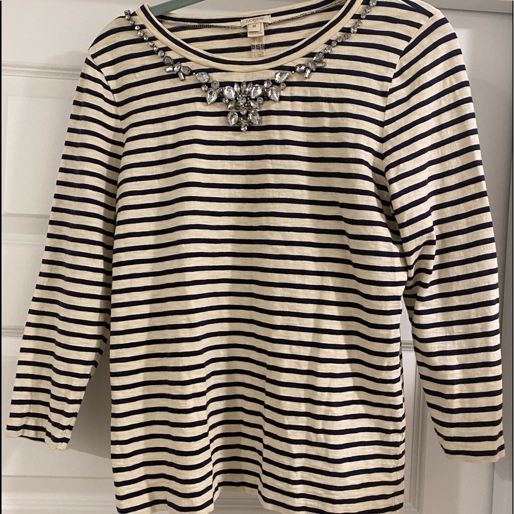 Jcrew jeweled top